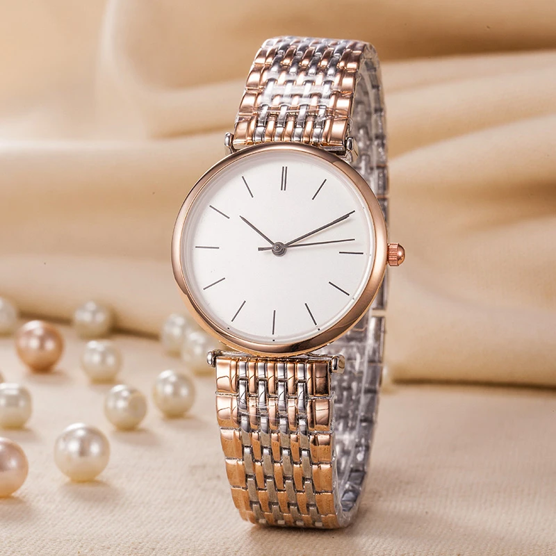 Women's watch ultra-thin luxury quartz watch fashion women's clock gold stainless steel watch women's quartz watch enlarge