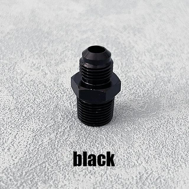 

AN3AN4AN6AN8AN10AN12-1/8 1/4 3/8 1/2 3/4 NPT черный/синий/SilverOil-стандартный адаптер для топливного шланга, фитинг для трубы