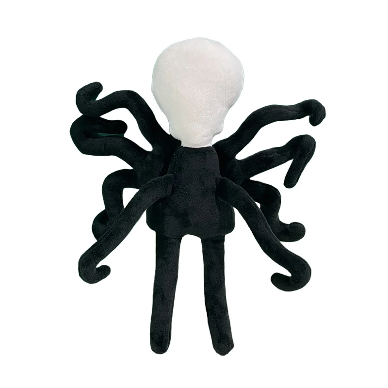 

30cm Slenderman Plush Toy Soft Slender Man Shy Guy Plush Doll Spooky Cute Toy Horror Fiction Anime Toys Adult Gift Home Decor