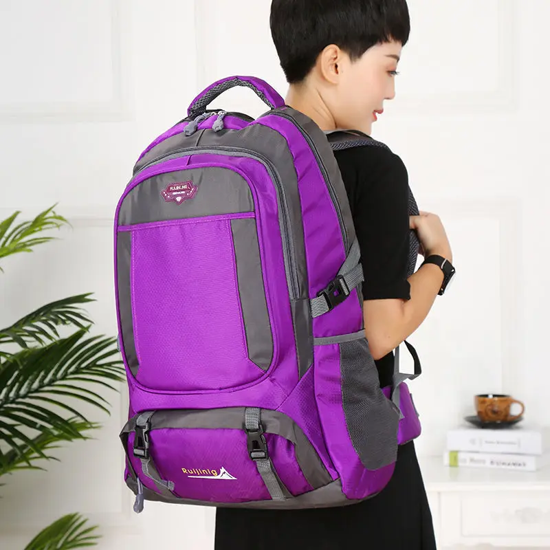 

70L Waterproof Men Backpack Travel Pack Sports Bag Pack Outdoor Mountaineering Hiking Climbing Camping Backpack for Women E72