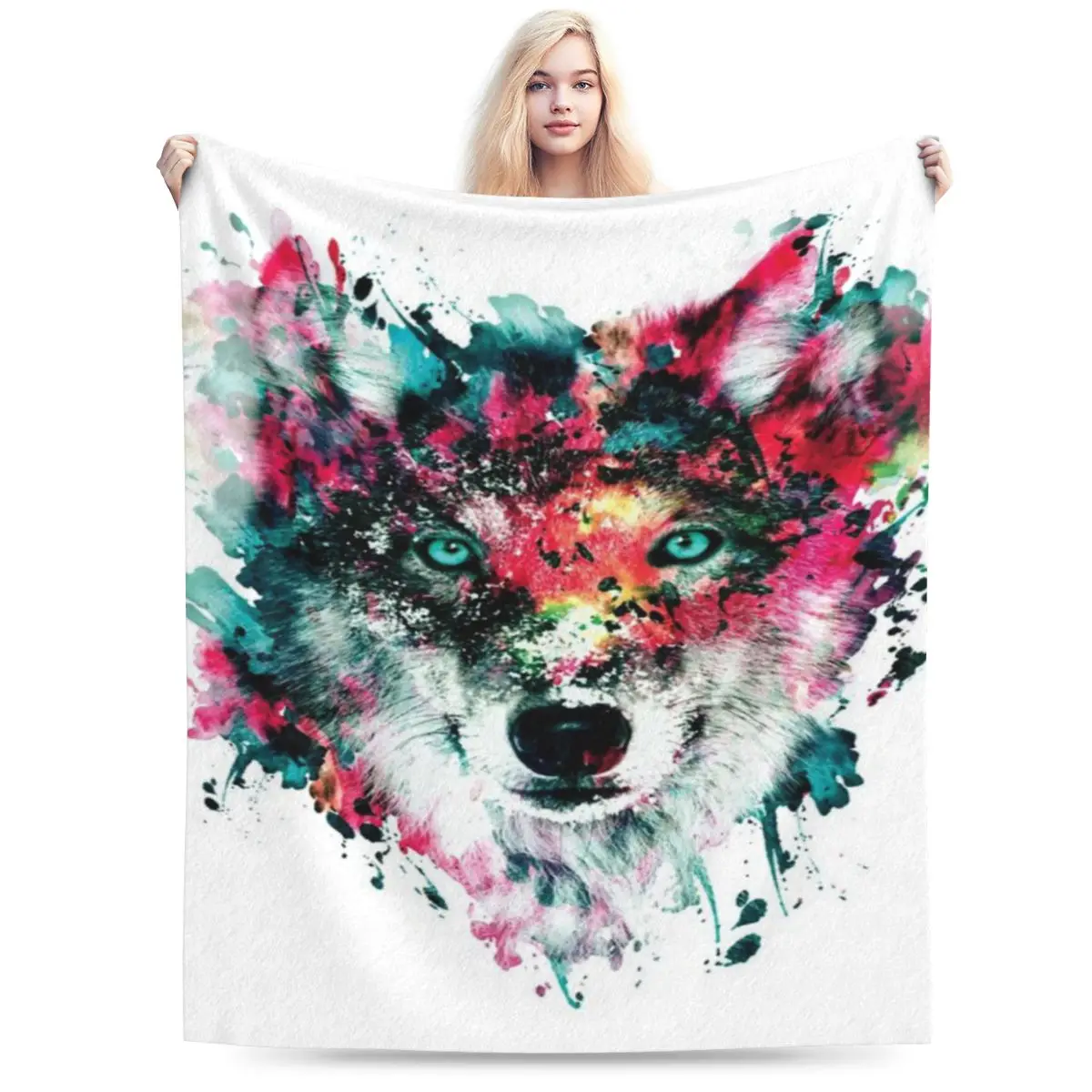 Ультрамягкое одеяло из микрофлиса Wolf II