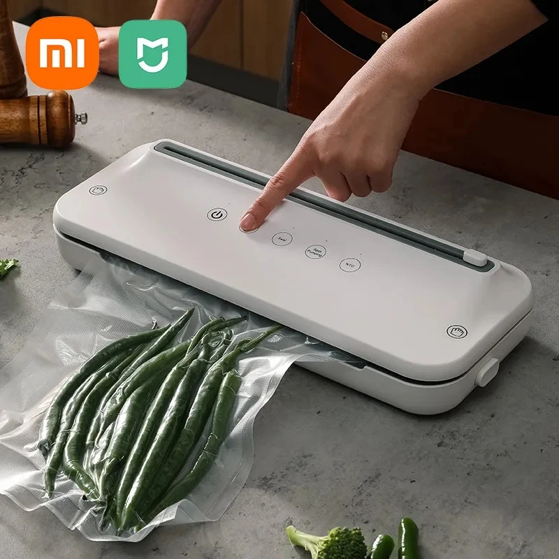 

Пищевой вакуумный упаковщик Xiaomi Mijia, мощный пластиковый упаковщик, кухонные контейнеры для хранения продуктов