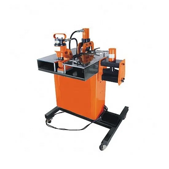 

Dhy-200 Three-in-one Hydraulic Bus Bar Machine HB-200W Hand Copper Busbar Punching Cutting Processing