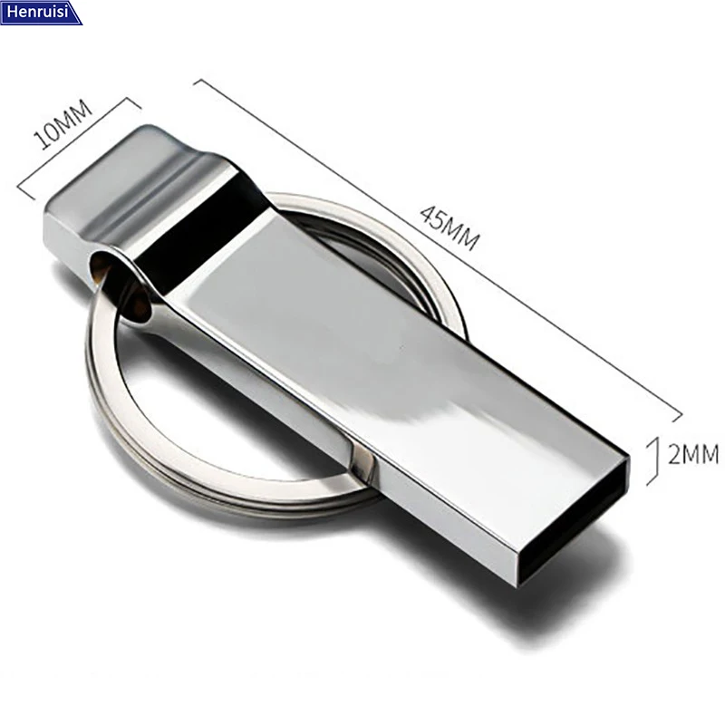 

Pen Drive 32G 64G 128G USB 2.0 Flash Drives Fashion High Speed Metal Waterproof Usb Stick Pen Drive USB Flash Drives