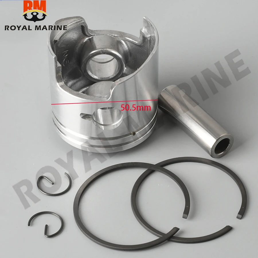 3B2-00004-0 Поршень в сборе + 0 5 для подвесного двигателя Dongfa 8-9 8 л.с. 50 мм 3B2-00004-1 3B 200004