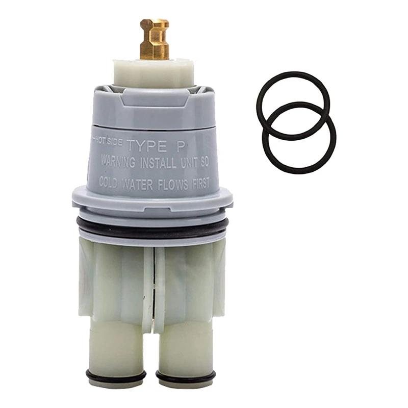 

RP46074 Cartridge, Type P Shower Valve Cartridge Replacement Parts, Bathroom Faucet Parts Repair For 13 & 14 Series