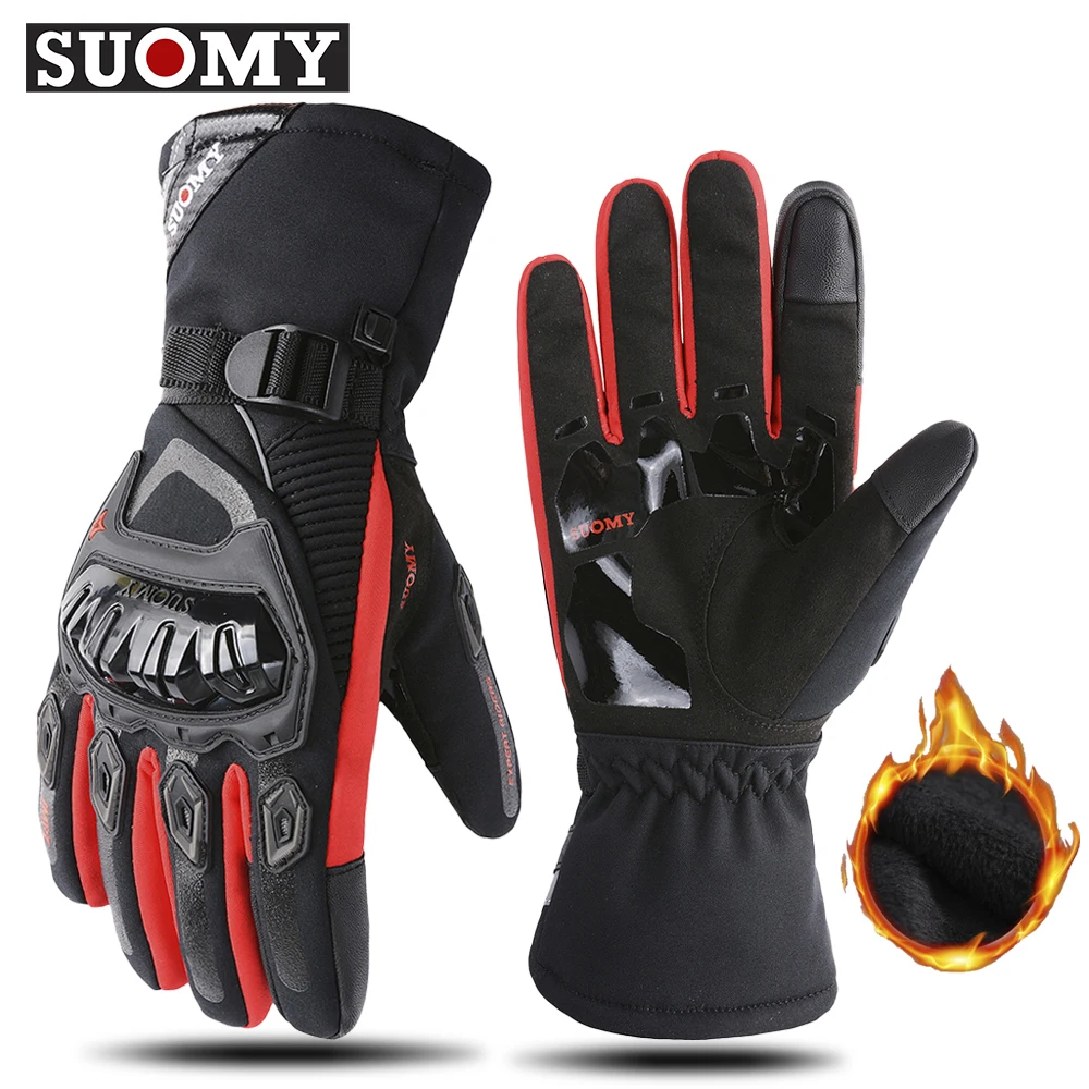 

Обновление новых зимних теплых мотоциклетных перчаток Suomy, новые водонепроницаемые ветрозащитные перчатки Guantes Moto Luvas с сенсорным экраном Motosiklet Eldiveni