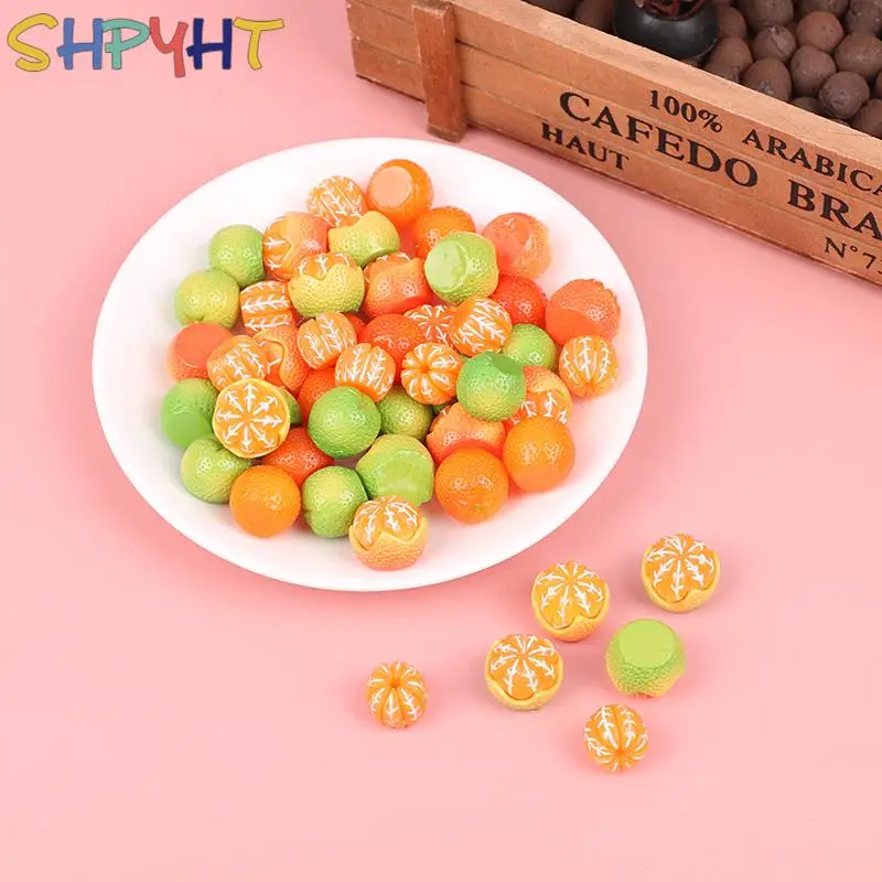 

10Pcs Miniature Simulation Food 3D Fruit Oranges Different Types Doll House Accessories Creativity Decor For Dolls House