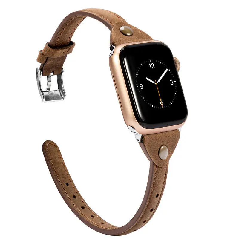 Apple Watch Strap 38mm 40mm 41mm 42mm 44mm 45mm Head Layer leather strap 49mm Fast Switch iwatch7 8 6 5 4 3 2 1se Wristband