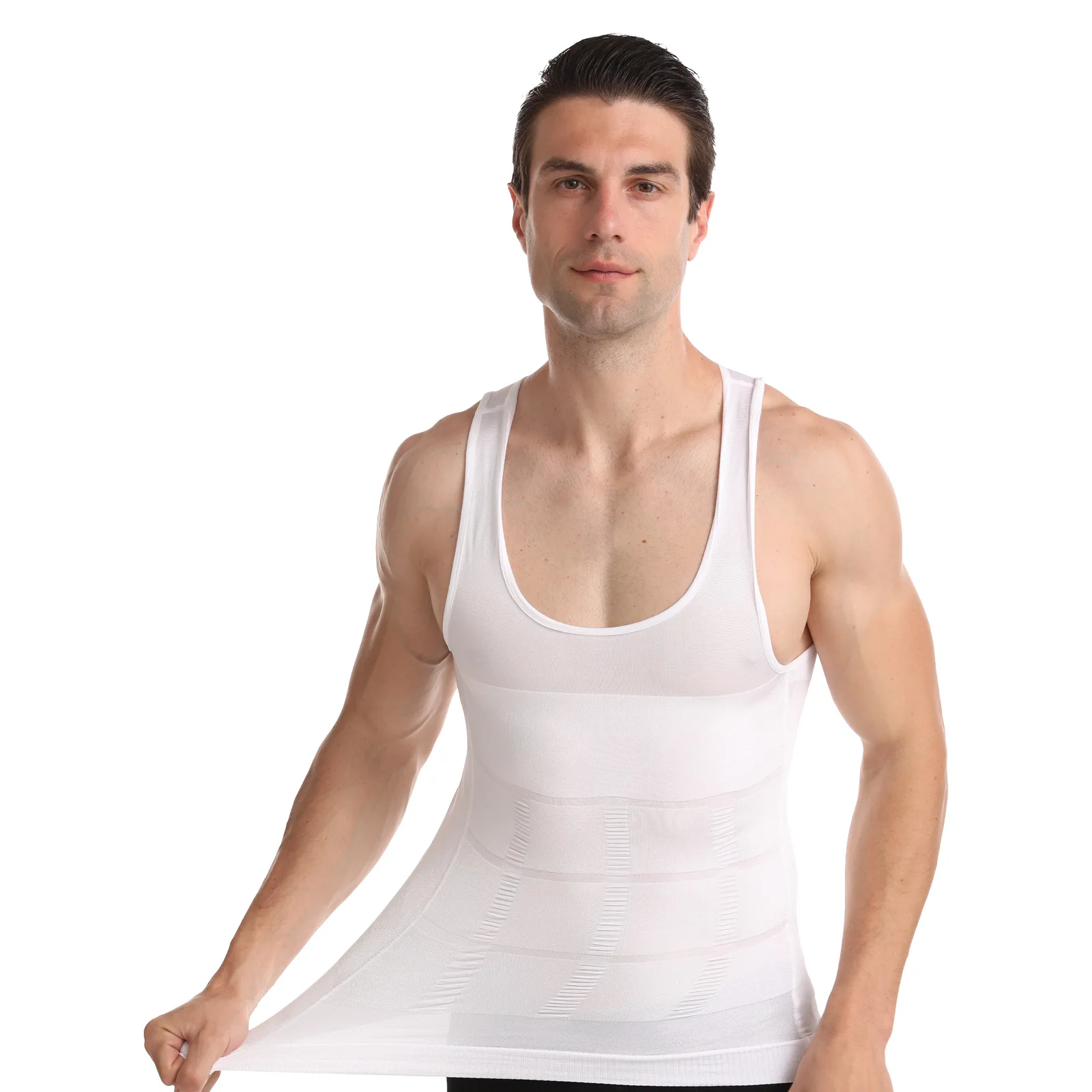 HaleyChan Men's Shapewear Gynecomastia Compression Shirt Vest To Hide Man Boobs Slimming Men Body Shaper  Waist Trainer Corset