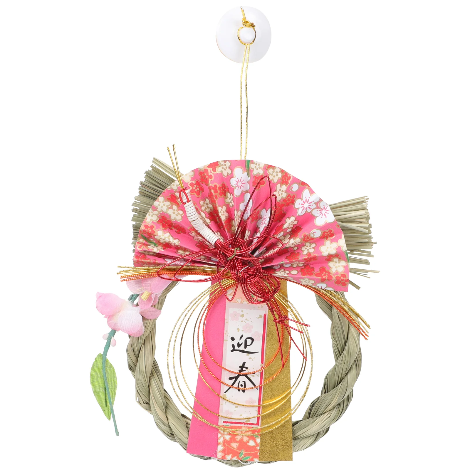 

Decor Japanese New Year Hanging Ornaments Decoration Wreath Ornament Straw Restaurant Door Sushi Lunar Supplies Fengshuiwall