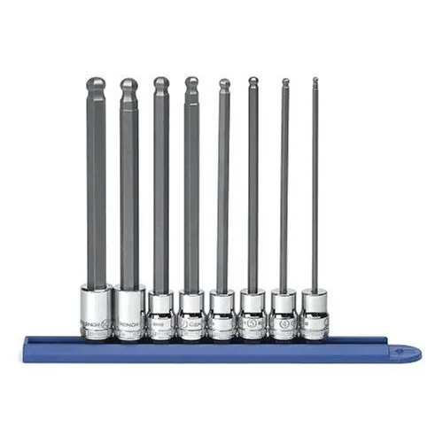 

80573 8-Piece 3/8 in. Drive Metric Long Ball Hex Bit Socket Set