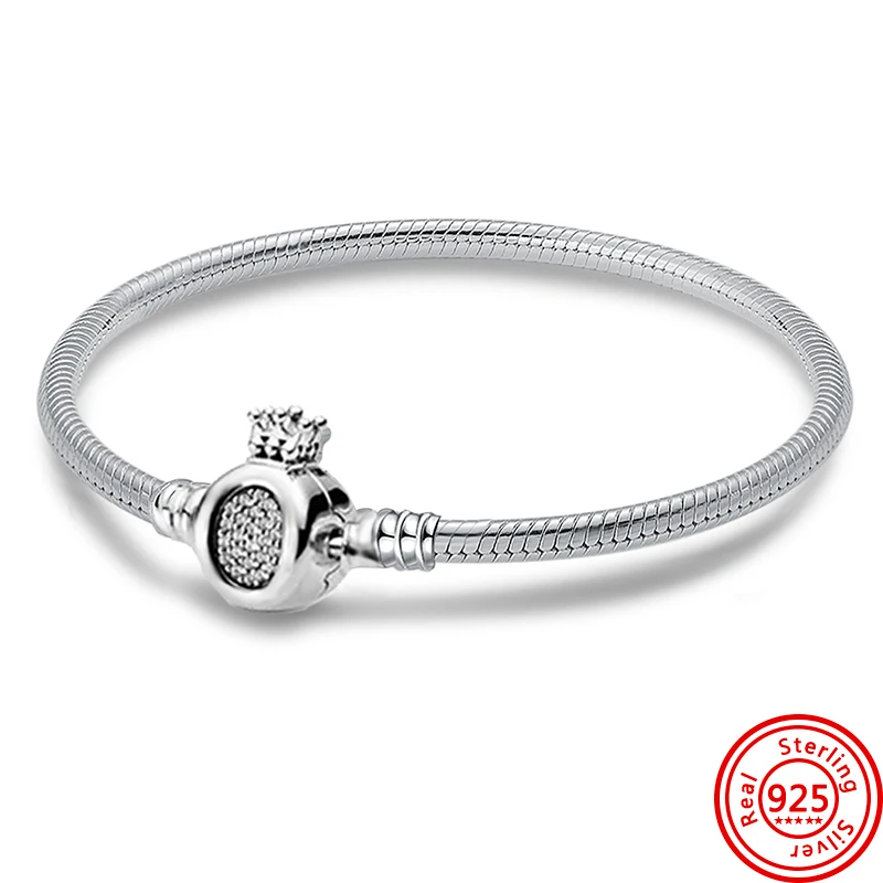 

Браслеты из серебра S925 пробы в виде змеиной цепи