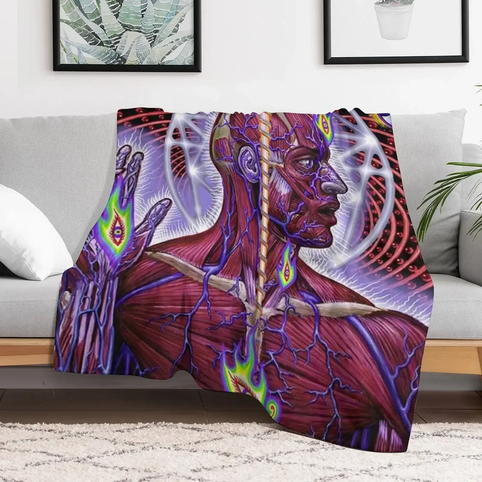 Одеяло Lateralus ?nima Fear Inoculum 10 000 дней Undertow Retros Thermals для путешествий Фланелевые одеяла