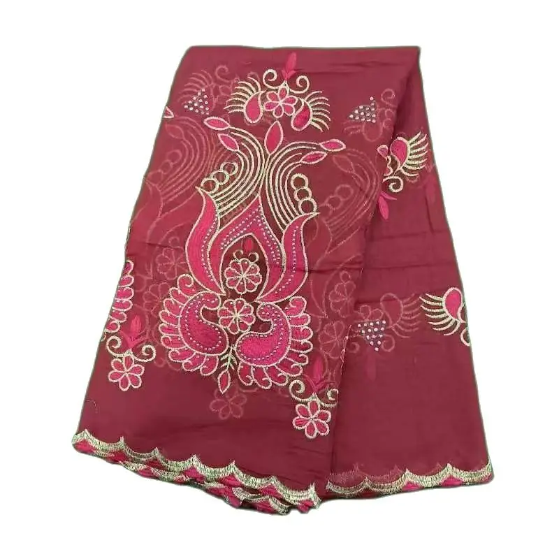 100% Cotton Scarf African Women Dubai 2*1m good quality cheap sale Fashion Muslim Women shawls Embroidery Hijab Scarf Headscarf