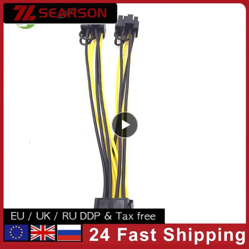 Кабель видеокарты 8pin-2x62pin Pci-e 8pin к двойному 8pin/Pcie, кабель питания 21 см, новый разветвитель, портативный разветвитель, кабель