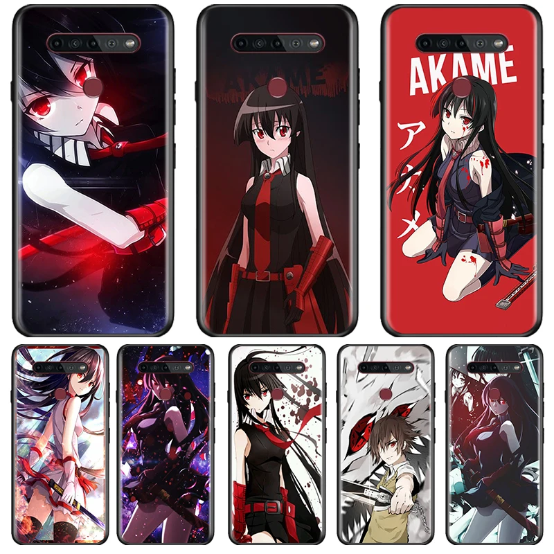 

Akame Ga Kill Anime cartoon Cover LG K92 K42 K22 K71 K61 K51S K41S K30 K20 2019 Q60 V60 V50 S V40 V30 G8 Black Phone Case