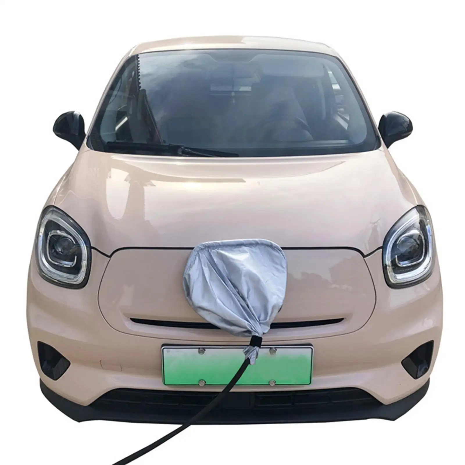 

Пылезащитный чехол для зарядного порта электромобиля EV, серебристый, водонепроницаемый, хорошая текстура