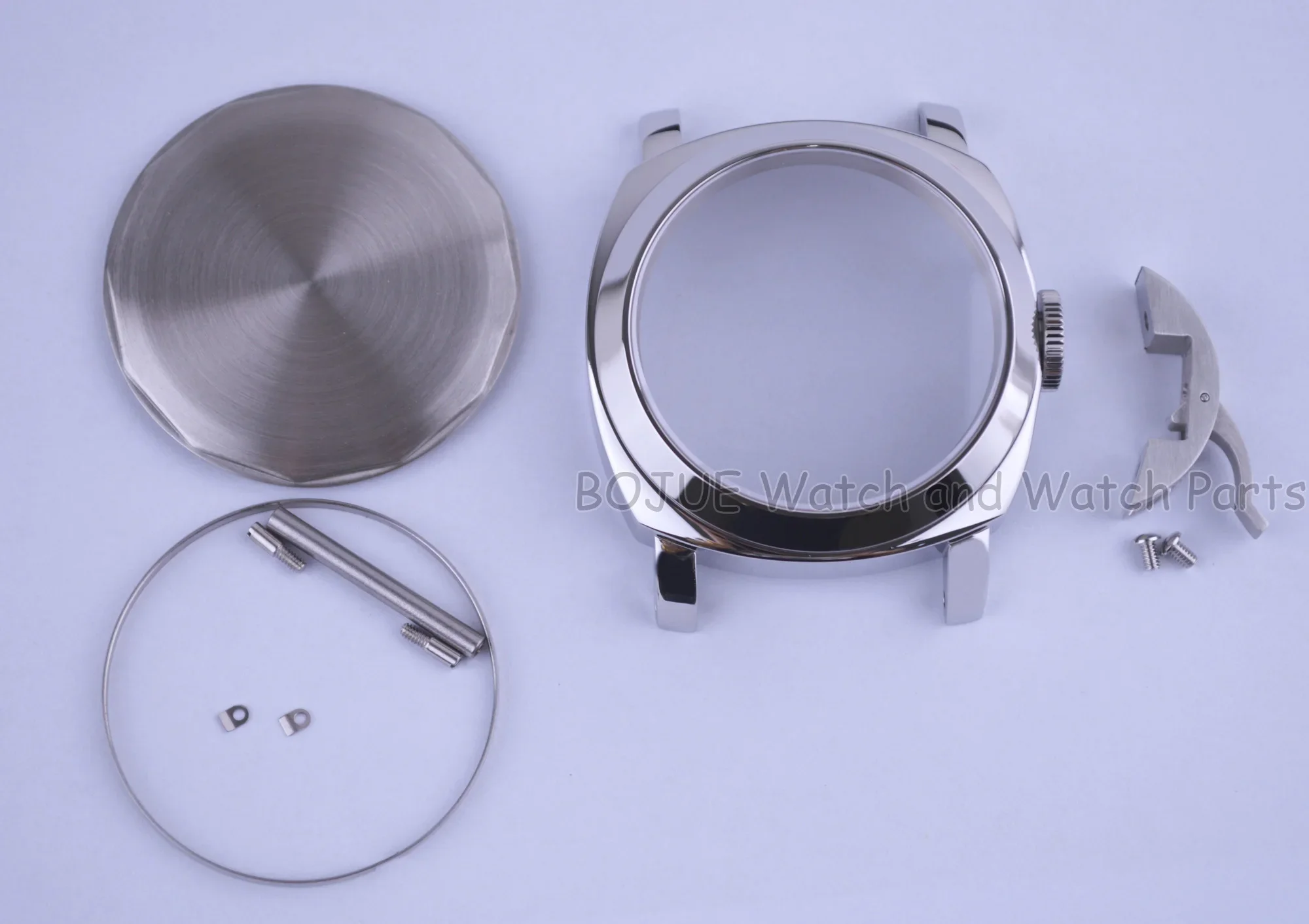 Часы из нержавеющей стали 44 мм зеркальное винтажное сапфировое стекло в стиле