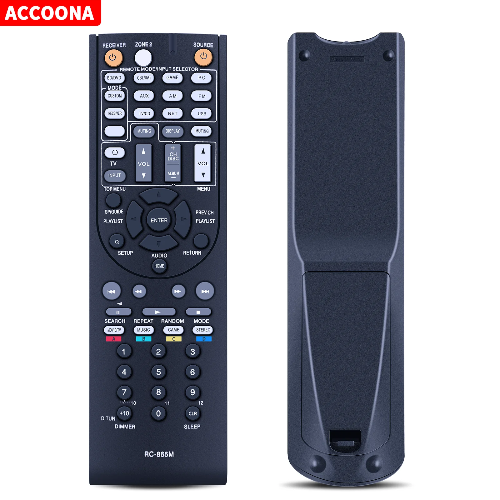 Новый пульт дистанционного управления RC-865M для AV-ресивера Onkyo HT-R391 TX-NR315 TX-NR525