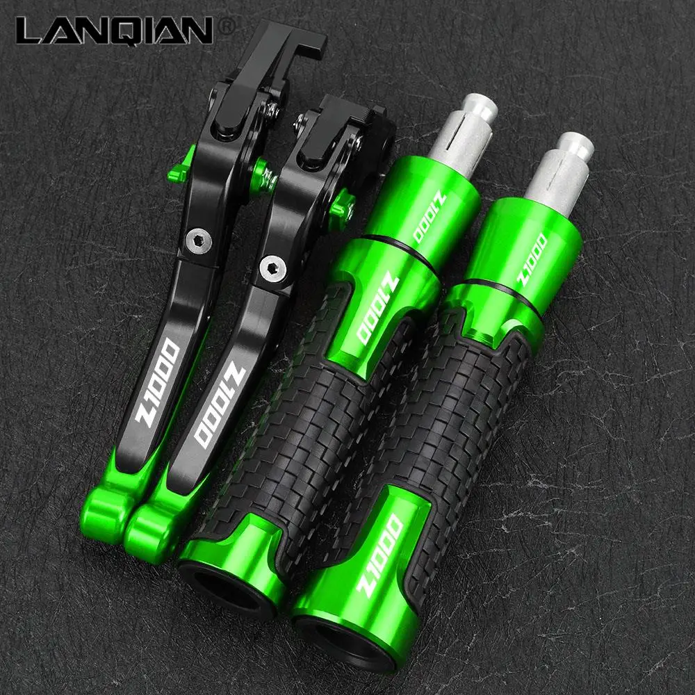 

Z 1000 Motorcycle Aluminum Extendable Brake Clutch Levers Handlebar Hand Grips ends For KAWASAKI Z1000 2007-2016 2015 2014 2013