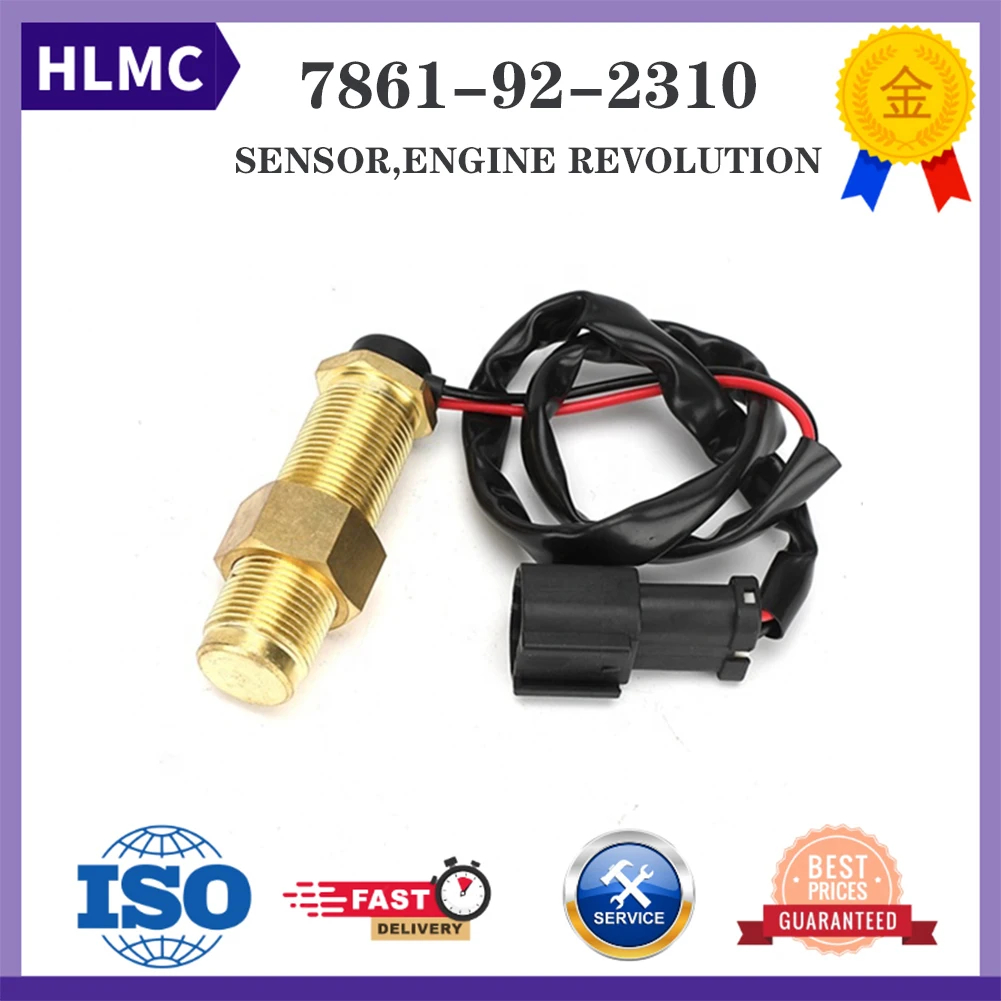 

PC200-5 PC200-6 PC220-6 6D102 Engine Revolution Speed Sensor 7861-92-2310 7861922310 For Komatsu Excavator