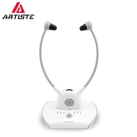 china wholesale digital wireless tv earphone best selling old man 2 4g hearing aids headphones