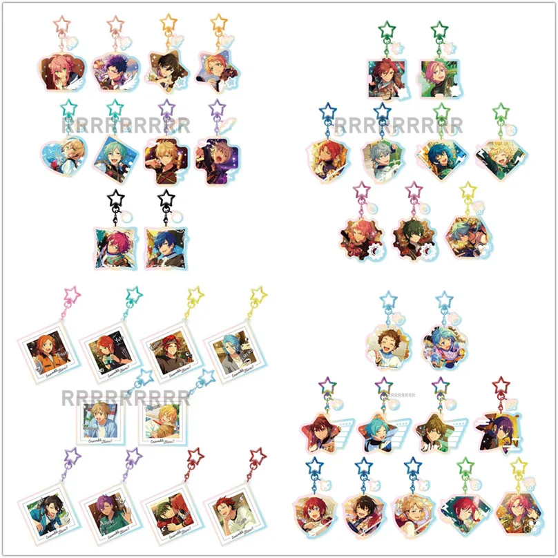 

Ensemble Stars Keychain Doll Akehoshi Subaru Tenshouin Eichi Sakuma Rei Morisawa Chiaki Acrylic Keyring Bag Pendant