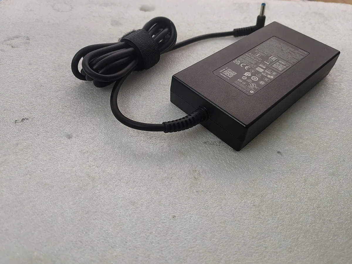 Фото L41423-003 TPN-DA19 SU10473-19001 Для ноутбука HP Omen 17-w047nr 120 Вт 19,5 В 6,15 А L41856-001 OEM 190045 -11 Адаптер переменного тока с синим наконечником №5