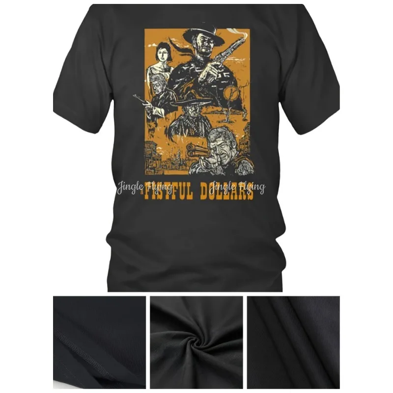 018 A Fistful Of Dollars Bk 18957 забавная мужская футболка с коротким рукавом и рисунком
