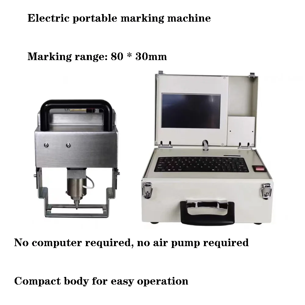 

Портативная маркировочная машина для VIN Code 80*30 мм, портативная пневматическая маркировочная машина для мотоцикла с автомобильным каркасным двигателем