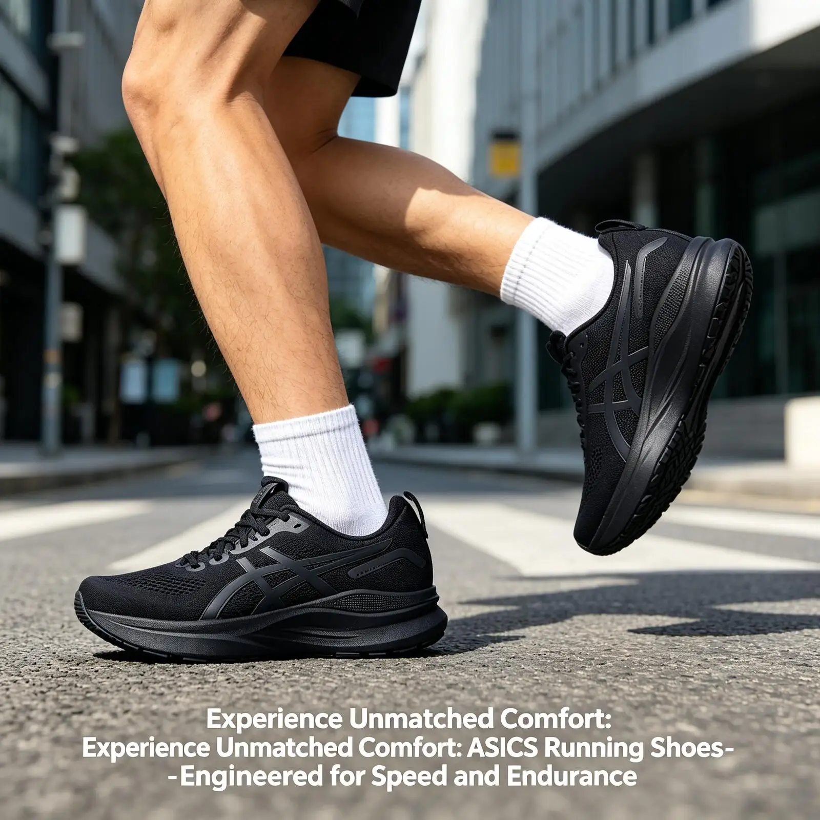 Фото Горячая новинка: Мужские кроссовки ASICS GEL-KAYANO 32 черные, низкие, для бега, комфортные, универсальные, с амортизацией, дышащие 1011c052-001 №4