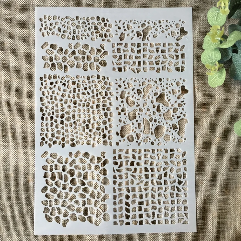 

Трафареты с текстурой линий для самостоятельного нанесения слоев, трафареты для настенной живописи, фотообои, трафареты для карт, 29*21 см