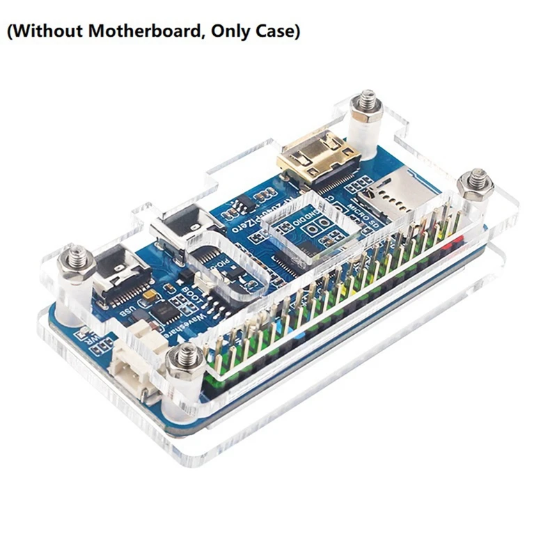 Для Raspberry Pi RP2040-Pizero прозрачная акриловая искусственная кожа акриловые Защитные