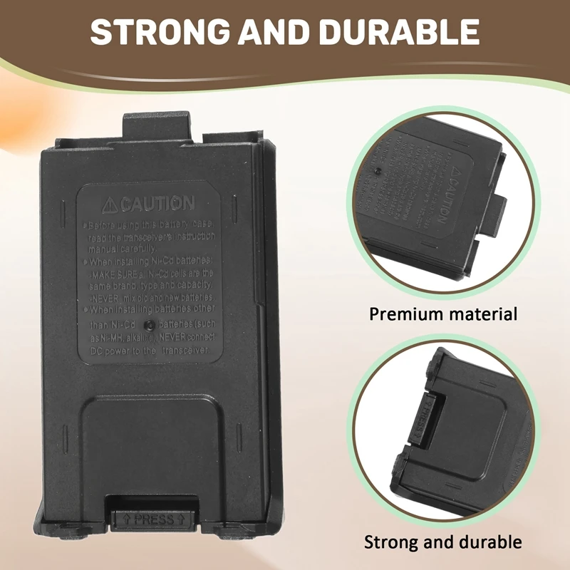 Для Baofeng Радио UV5R UV5RB UV5RE UV5REP 6AAA Батарея Расширенная стандартная оболочка