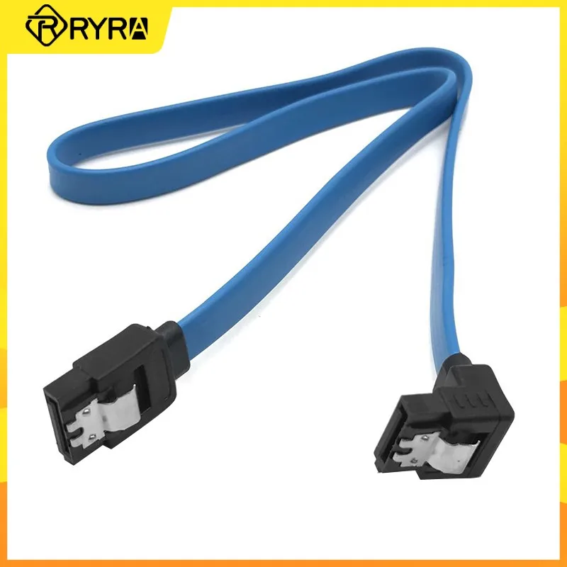 

RYRA SATA кабель 3,0 на жесткий диск SSD HDD Sata 3 прямой правый угол высокоскоростной кабель для Asus MSI Gigabyte материнская плата