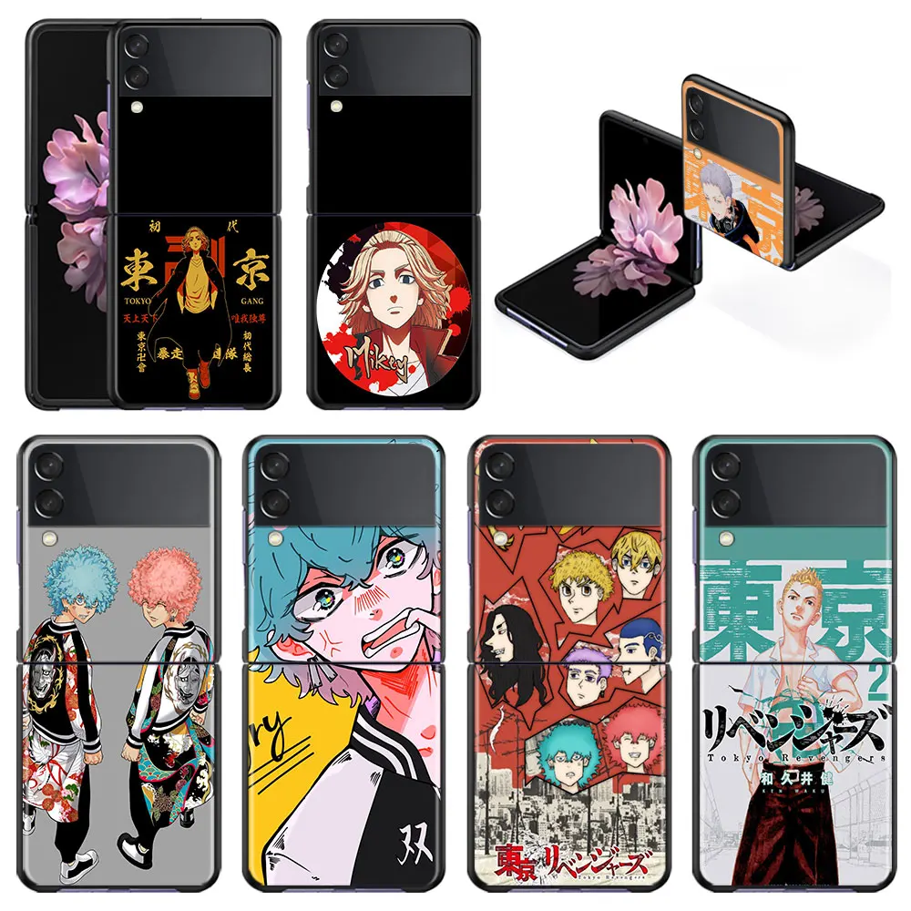 

Black Celular Official Case for Samsung Galaxy Zflip Flip3 Zflip3 Z Flip 5G SamsungZFlip GalaxyZflip3 Tokyo Revengers Anime