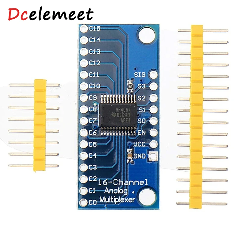 

Smart Electronics CD74HC4067 16-Channel Analog Digital Multiplexer Breakout Board Module For arduino