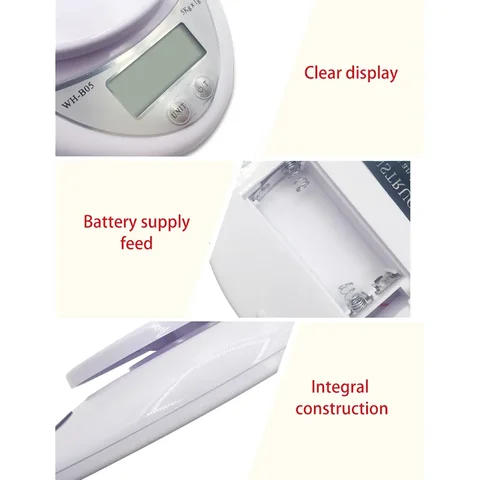 1 Г ~ 5 Кг, Электронные Весы, Кухонные Принадлежности, Портативные.