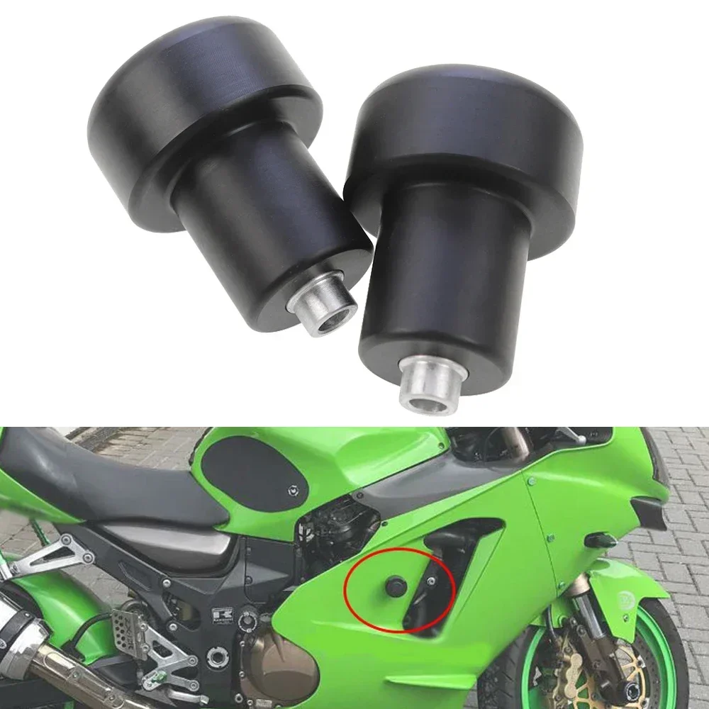 

Ползунки на раму мотоцикла, защита от падения от столкновений для Kawasaki Ninja ZX6R ZX 6R 1998 1999 2000 2001 2002, ZX12R 2001-2004