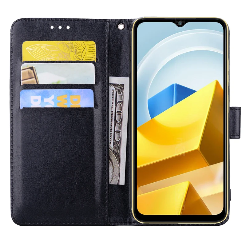 

Funda Para Poco M5 Case Wallet Magentic Protective Case Card Holder Phone Book Cover for Carcasas Xiaomi Poco M5 M 5