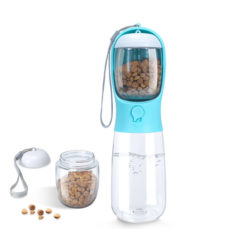

Portable Cat Drinking Bowl Large Capacity Dogs Feeder Dual 330ml/550 Ml Dog Drinking Bottle For Dogs Puppies And Cats Leak-proof