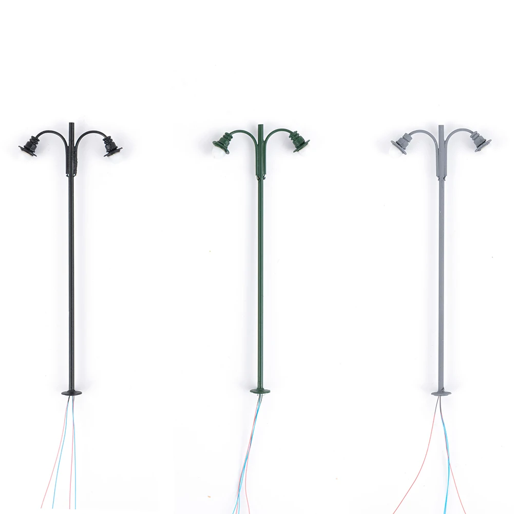 

3 X модель железной дороги, s решетчатый Мачтовый светильник, трек H0, комплект платформы, светодиодный светильник идеально подходит для разме...