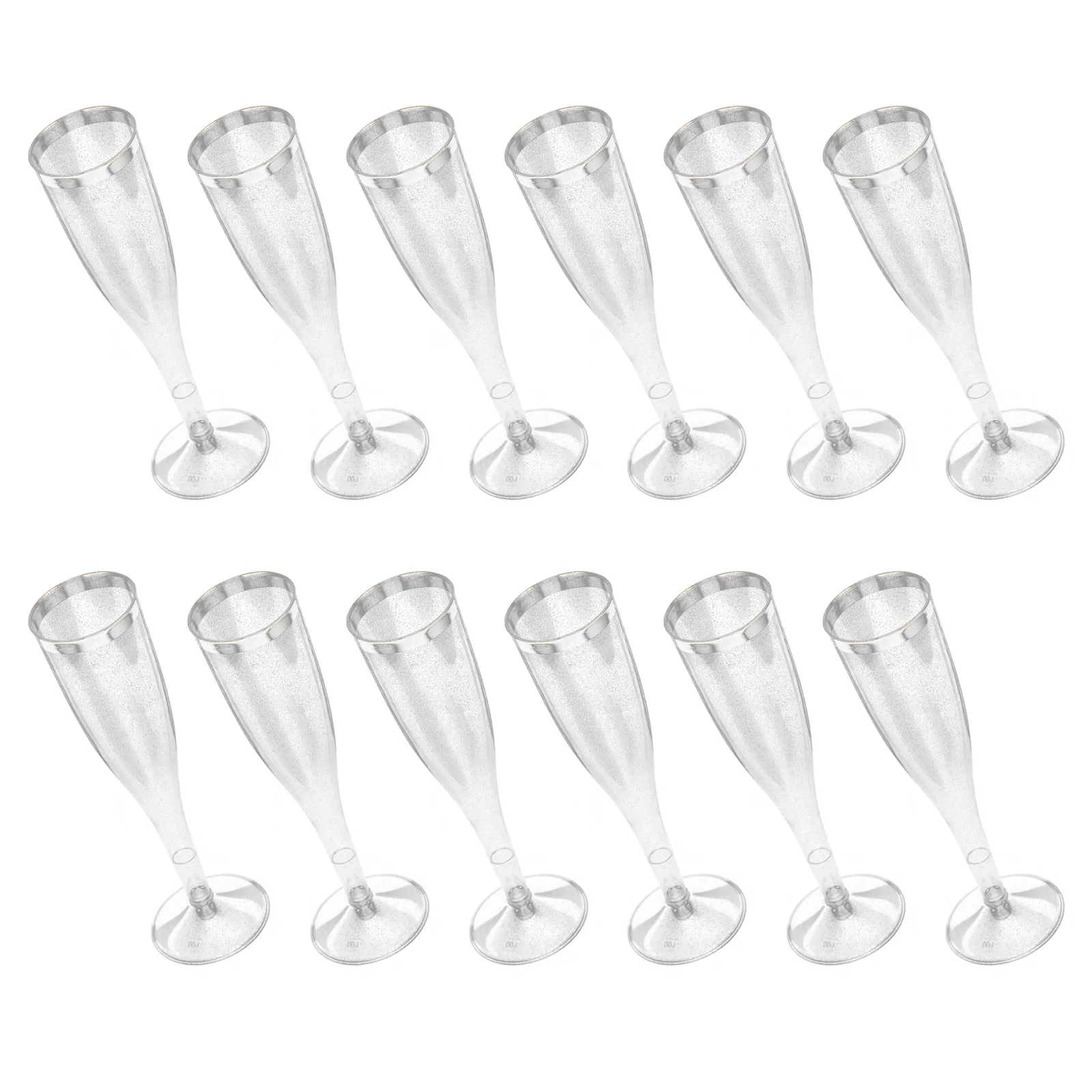 

12 Pcs Disposable Glass Drinking Goblets Glasses Party Cup Cocktail Festival Plastic