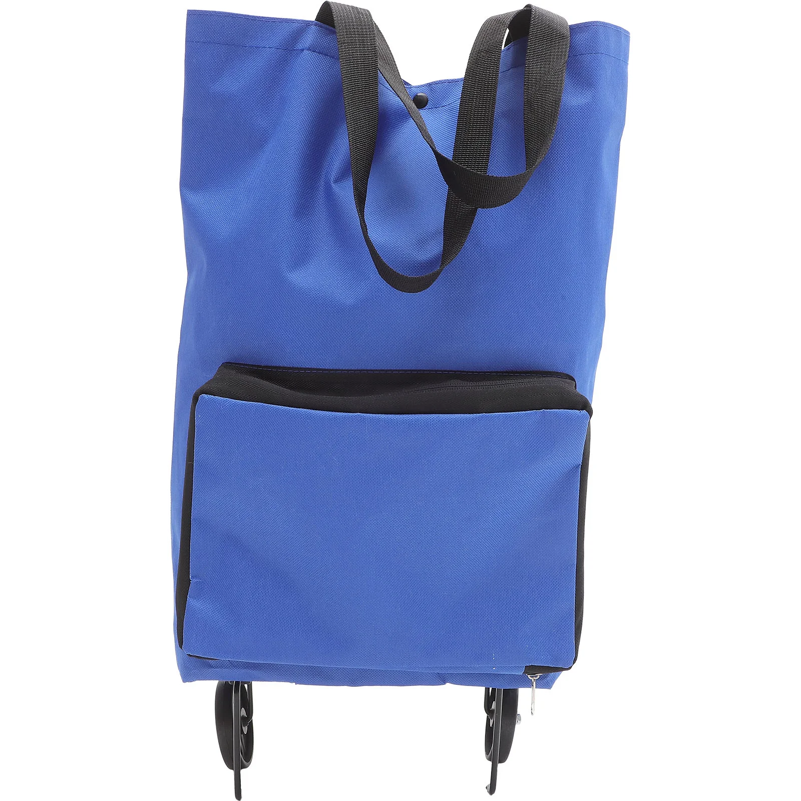 

Handheld Sundries Bag Foldable Shopping Cart Grocery Tote Collapsible Trolley Folding Organizer Insert Bags Straps