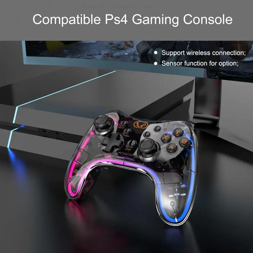 

Gamepad Controller Portable Plug And Play Force Feedback Game Console Wireless Handle