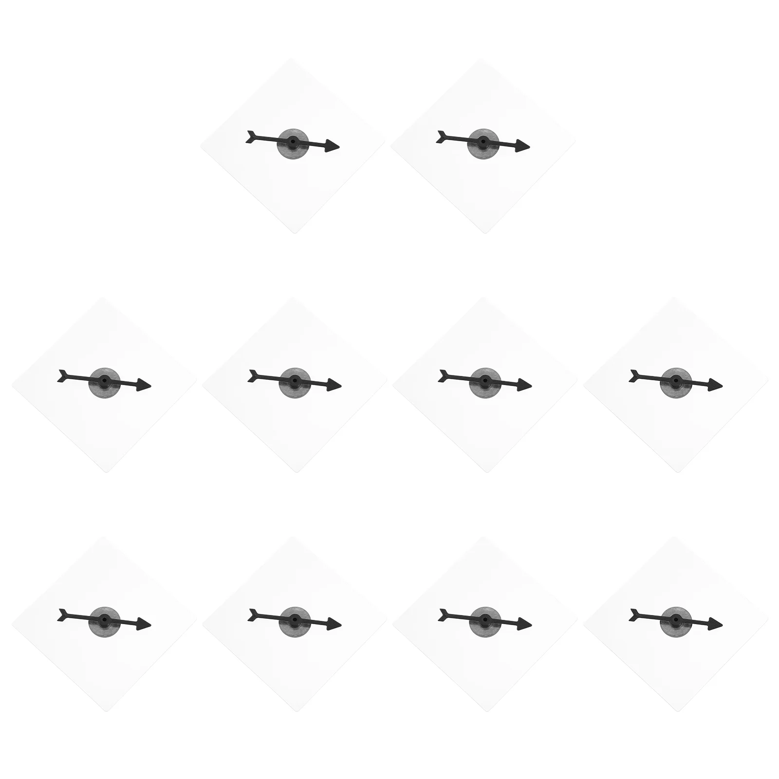 

10 Pcs Kids Toy Transparent Game Turntable Board Arrows Spinner Children Rotating Toys