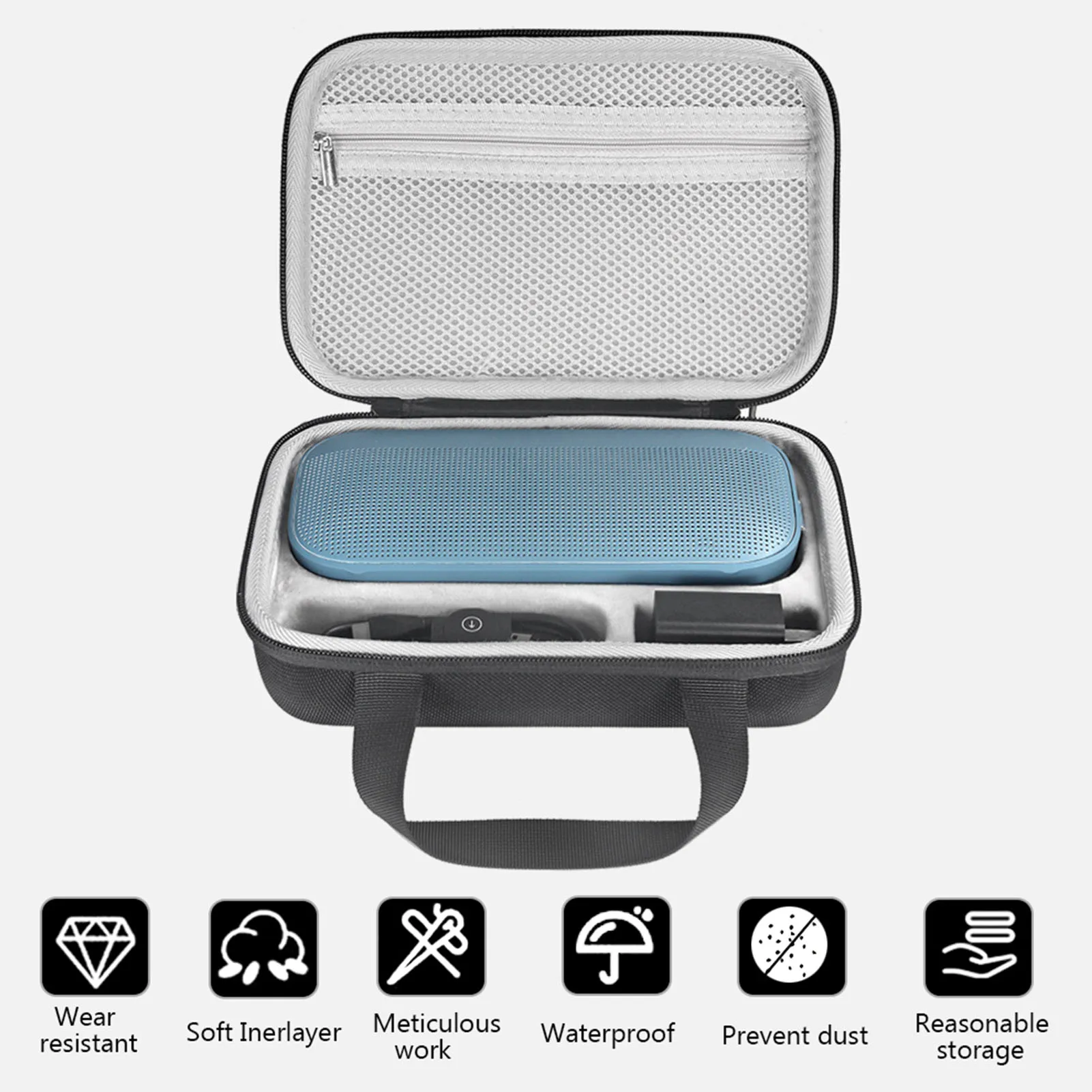 

Портативная жесткая Противоударная сумка из ЭВА для Bose SoundLink