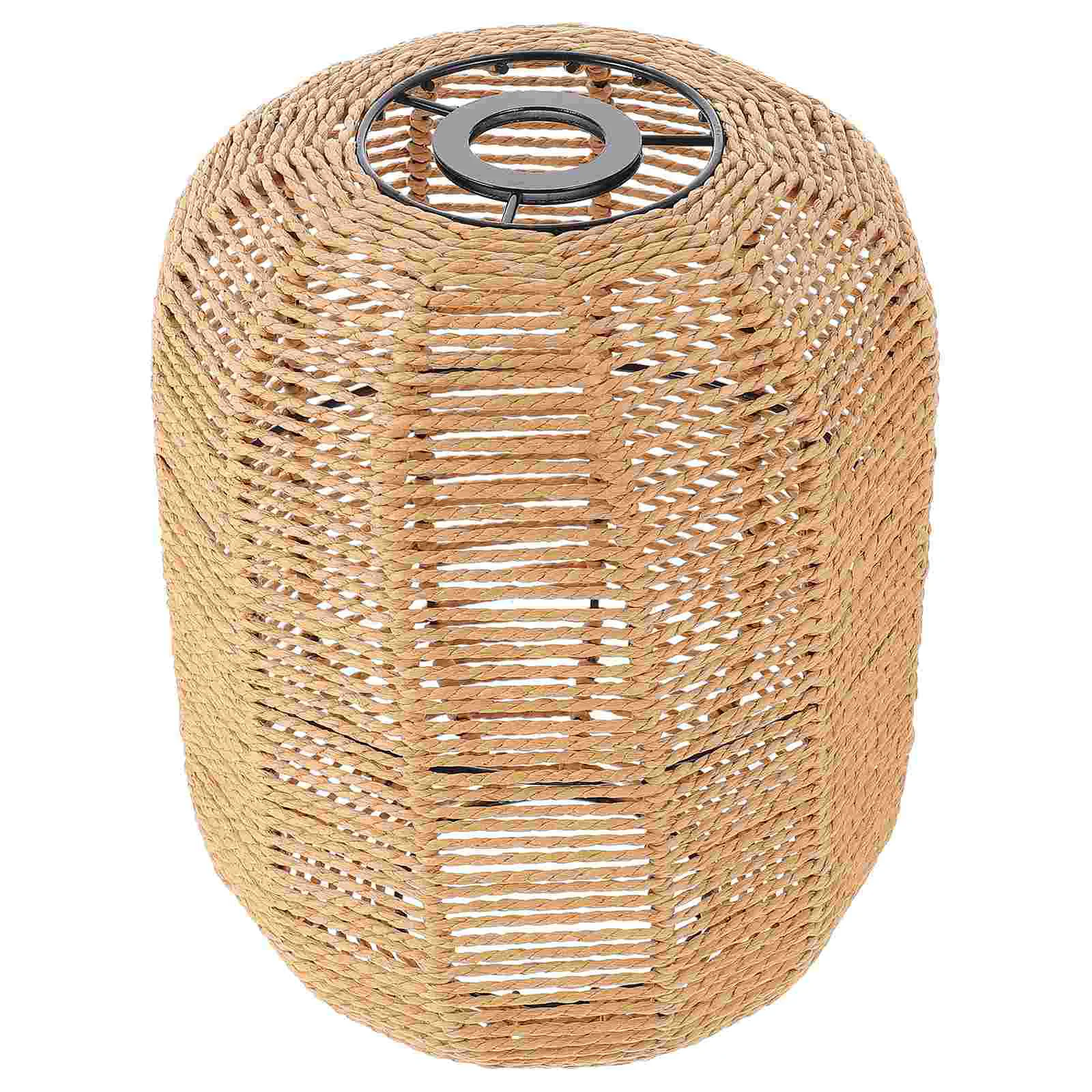 

Плетеная люстра в стиле ретро, навес для уличной лампы с лампочками-фонариками, корзиной, верандой, крышкой для веранды, балкона