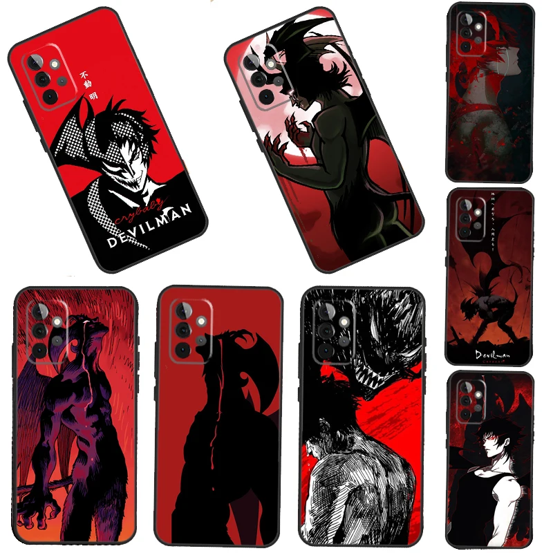 Чехол Devilman Crybaby для Samsung Galaxy A22 A32 A42 A12 A52 A72 A31 A51 A71 A21S A52S A50 A70, задняя крышка